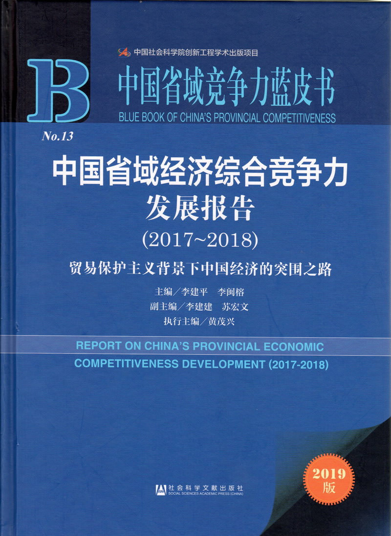 白洁被操逼视频中国省域经济综合竞争力发展报告（2017-2018）